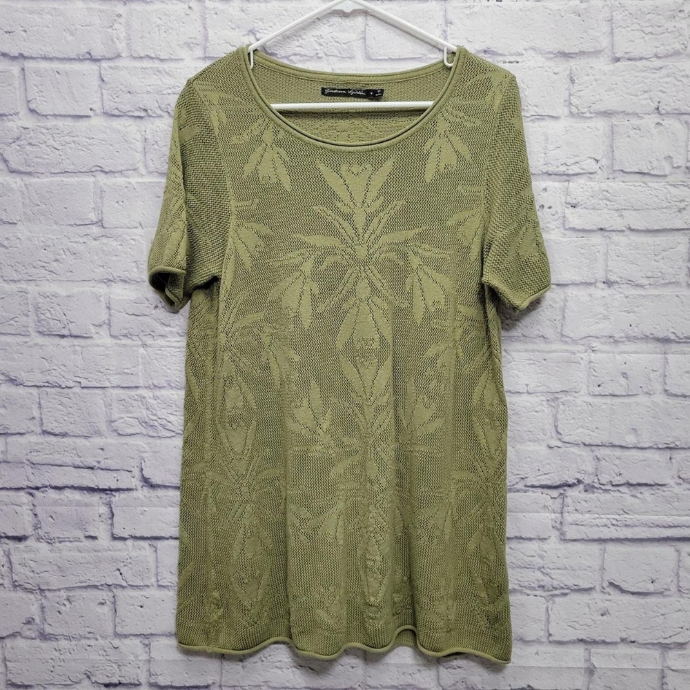 Olive Green Knit Top
